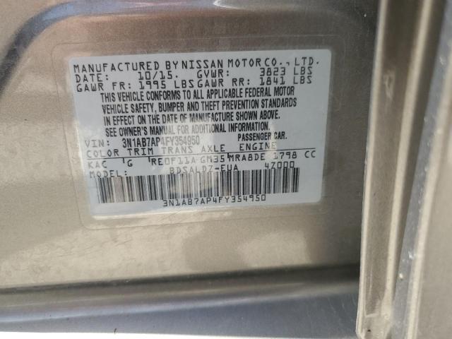 2015 NISSAN SENTRA S - 3N1AB7AP4FY354950