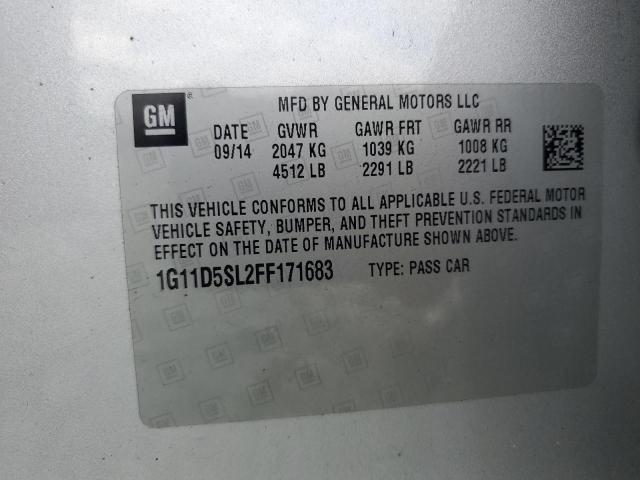 2015 CHEVROLET MALIBU 2LT - 1G11D5SL2FF171683