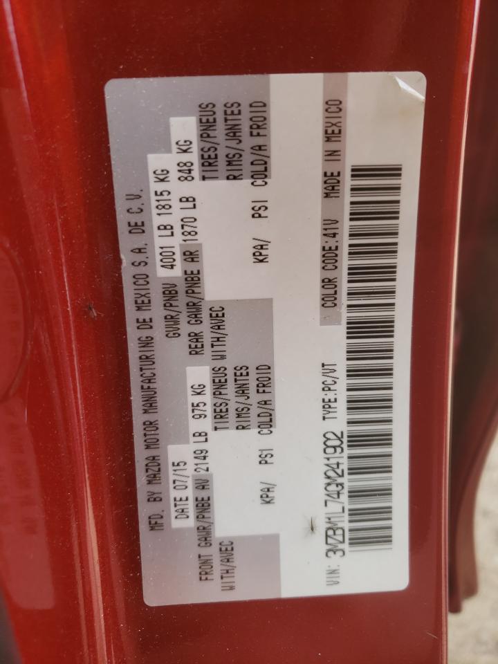 3MZBM1L74GM241902 2016 Mazda 3 Touring