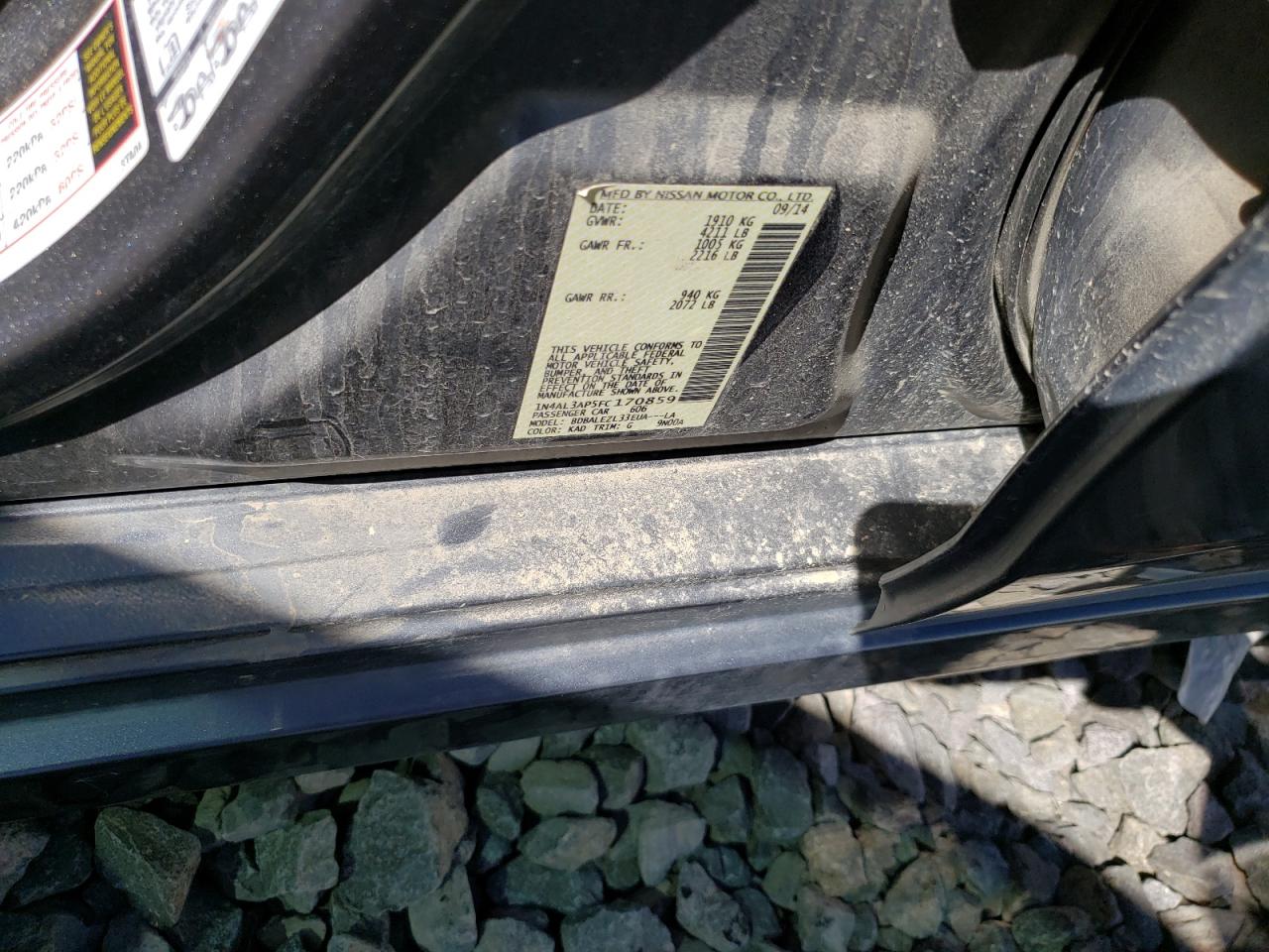 1N4AL3AP5FC170859 2015 Nissan Altima 2.5