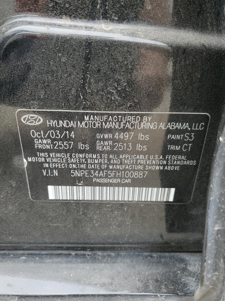 5NPE34AF5FH100887 2015 Hyundai Sonata Sport