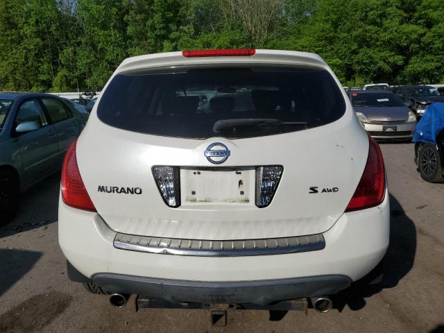 2006 Nissan Murano Sl VIN: JN8AZ08W96W508710 Lot: 53836504