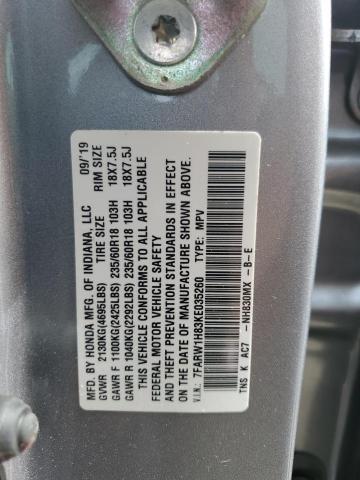 2019 Honda Cr-V Exl VIN: 7FARW1H83KE035260 Lot: 53764614