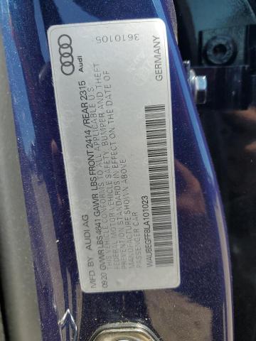 WAUBEGFF8LA101023 2020 AUDI A3