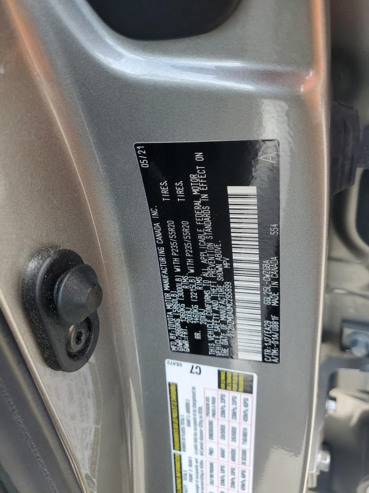 2T2HZMDA0MC295899 2021 Lexus Rx 350