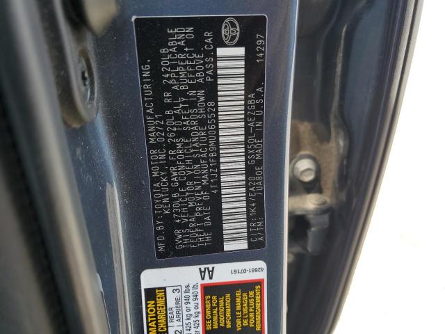 2021 Toyota Avalon Xle VIN: 4T1JZ1FB9MU065528 Lot: 56907544