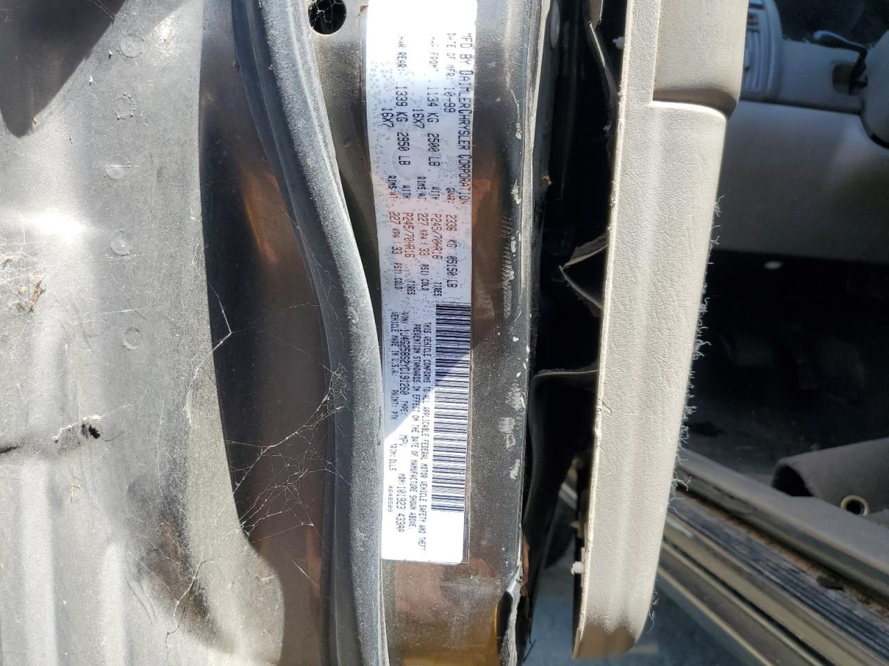 1J4G258S2YC191260 2000 Jeep Grand Cherokee Limited