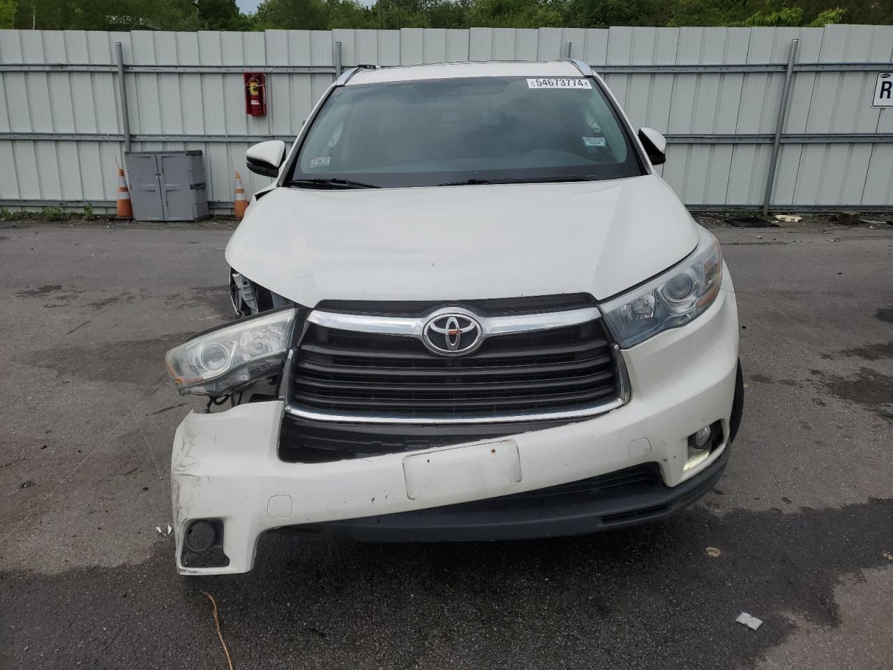 5TDDKRFH0ES046364 2014 Toyota Highlander Limited