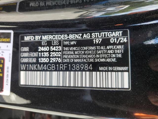 2024 Mercedes-Benz Glc 300 VIN: W1NKM4GB1RF138984 Lot: 54035464