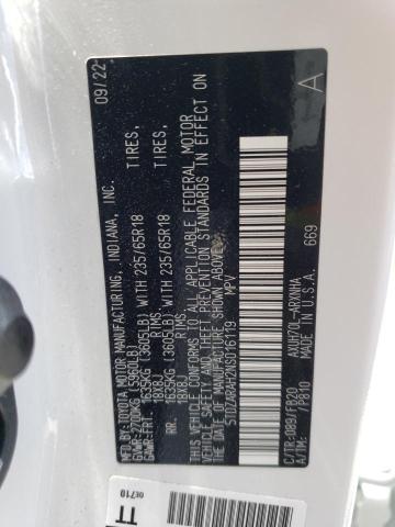 2022 Toyota Highlander Hybrid Le VIN: 5TDZARAH2NS016119 Lot: 56836854