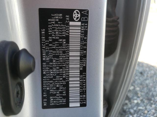 2014 Toyota Corolla L VIN: 5YFBURHE6EP055552 Lot: 54774754