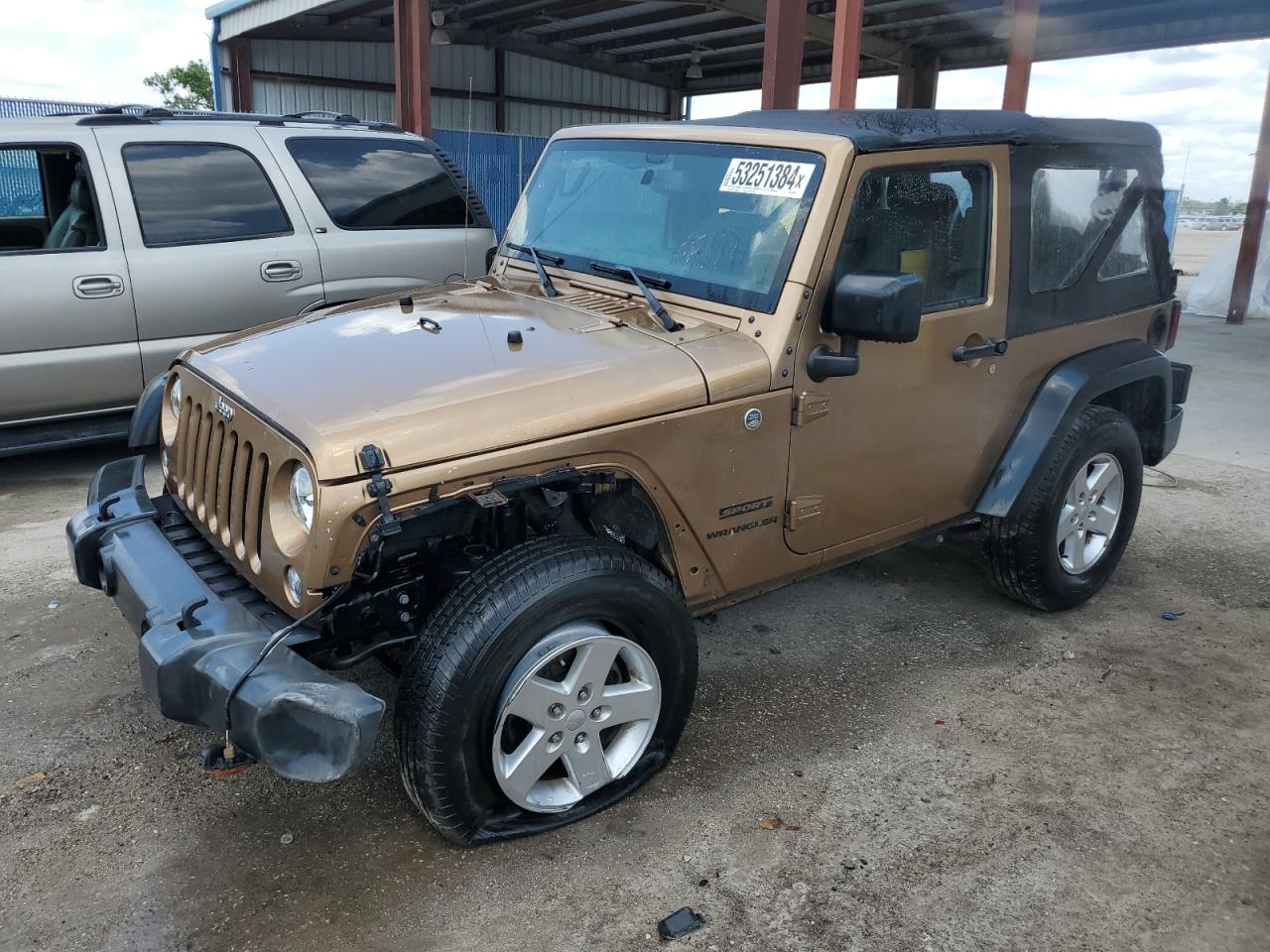 2015 Jeep Wrangler Sport vin: 1C4AJWAG6FL639572