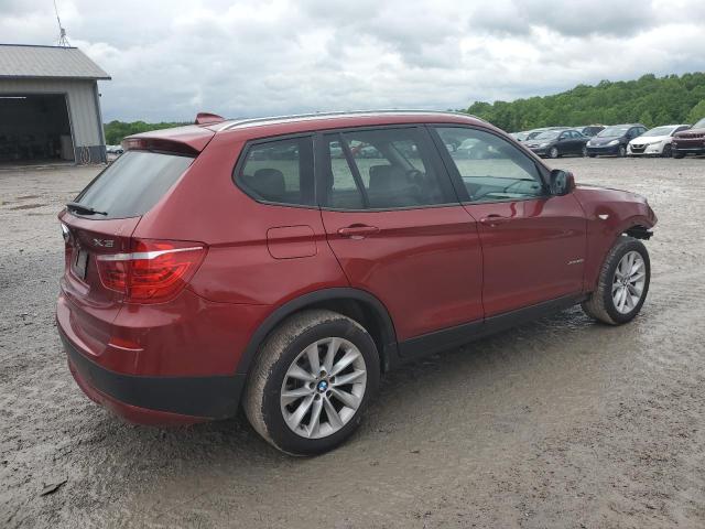 2013 BMW X3 xDrive28I VIN: 5UXWX9C52D0A19707 Lot: 53979514