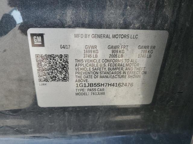 2017 CHEVROLET SONIC LS - 1G1JB5SH7H4162476