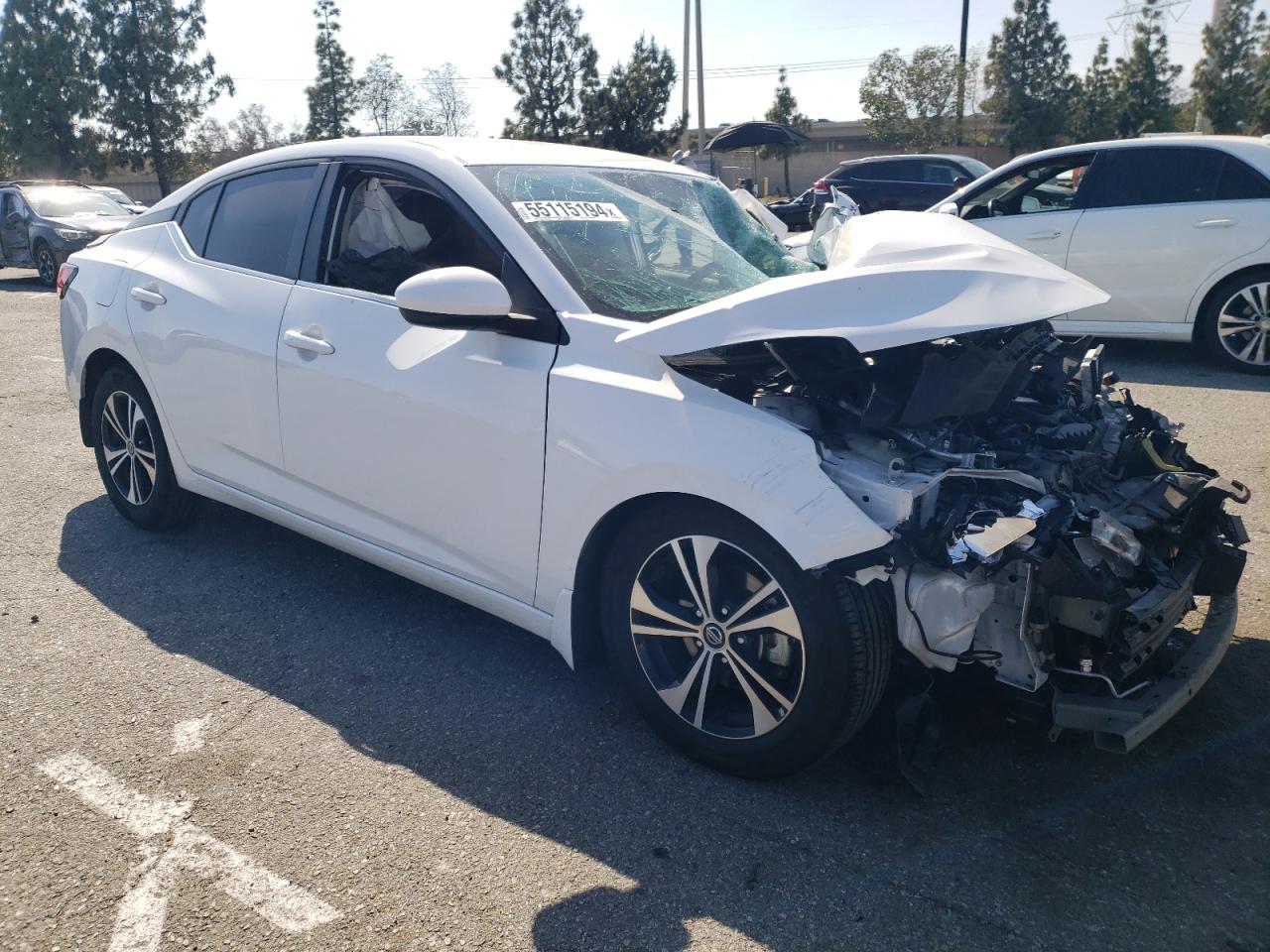 2021 Nissan Sentra Sv vin: 3N1AB8CV9MY262537