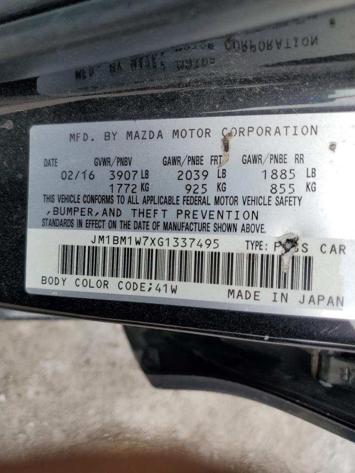 JM1BM1W7XG1337495 2016 Mazda 3 Touring