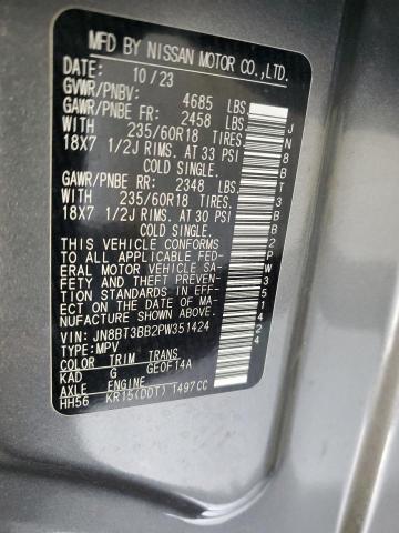 2023 NISSAN ROGUE SV - JN8BT3BB2PW351424