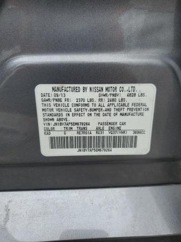 2014 Infiniti Q50 Base VIN: JN1BV7AP5EM679264 Lot: 55738604