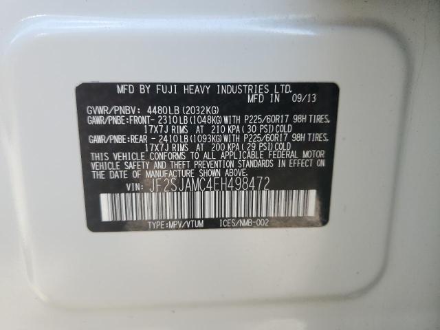 2014 Subaru Forester 2.5I Touring VIN: JF2SJAMC4EH498472 Lot: 56128274