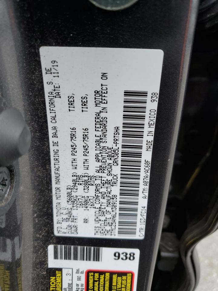 3TMCZ5AN6LM309158 2020 Toyota Tacoma Double Cab