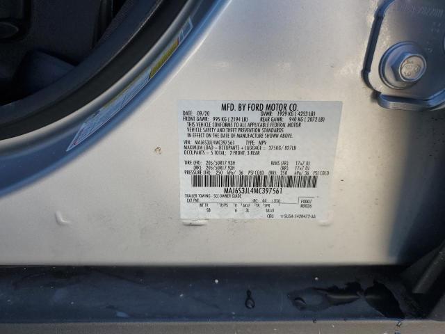 2021 Ford Ecosport Ses VIN: MAJ6S3JL4MC397561 Lot: 56576714