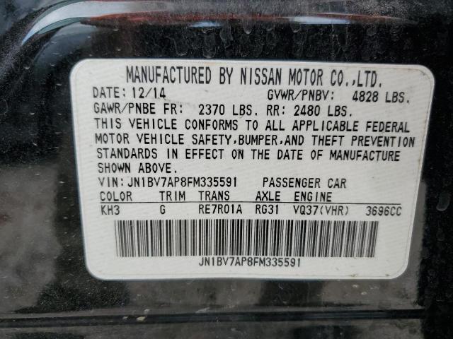 2015 Infiniti Q50 Base VIN: JN1BV7AP8FM335591 Lot: 53763854