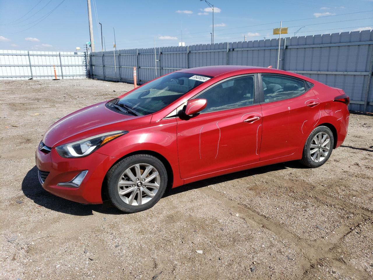 2014 Hyundai Elantra Se vin: KMHDH4AEXEU094511