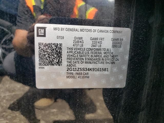 2019 Chevrolet Impala Lt VIN: 2G11Z5S34K9161581 Lot: 56098914