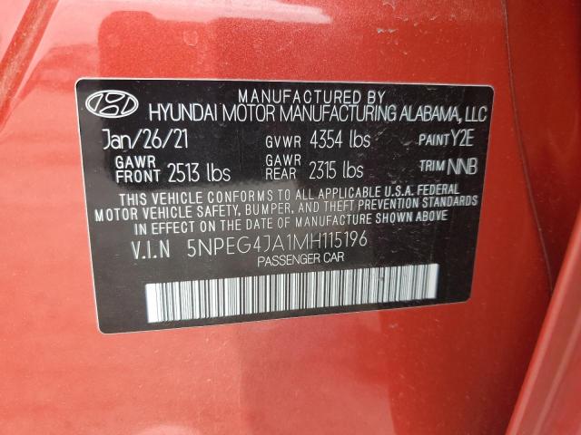2021 HYUNDAI SONATA SE - 5NPEG4JA1MH115196