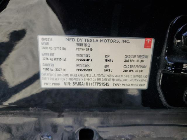 5YJSA1H11EFP51545 2014 Tesla Model S