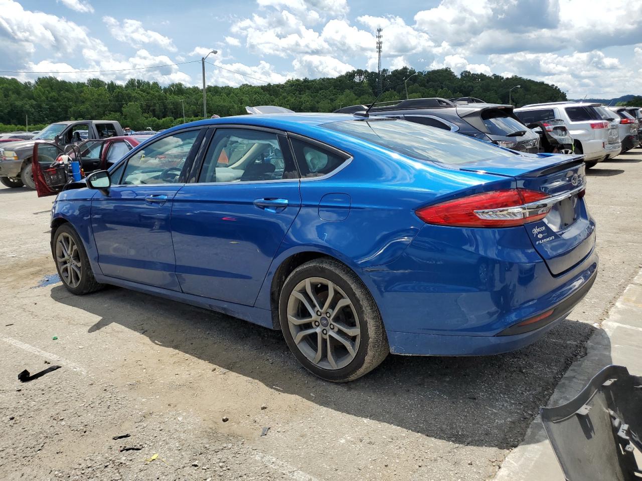 2017 Ford Fusion S vin: 3FA6P0G78HR404576