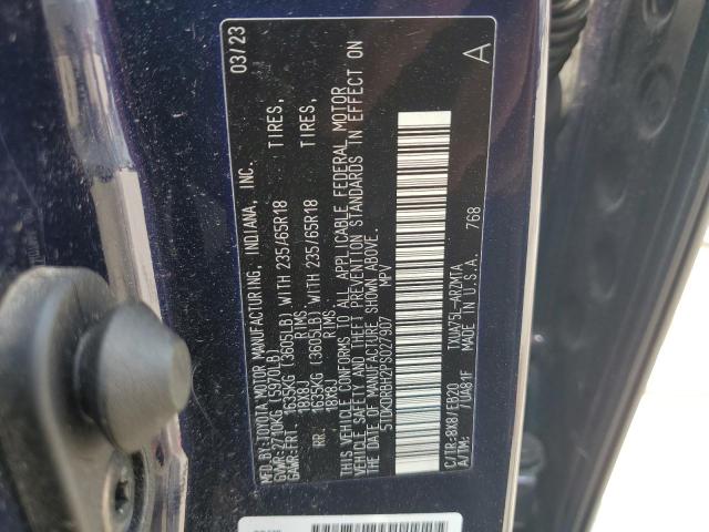 2023 Toyota Highlander L VIN: 5TDKDRBH2PS027907 Lot: 55868034