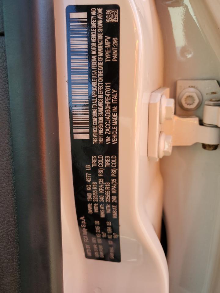 ZACCJADB0HPE47011 2017 Jeep Renegade Limited