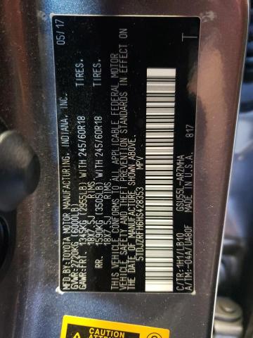 2017 Toyota Highlander Se VIN: 5TDJZRFH6HS428353 Lot: 54792614