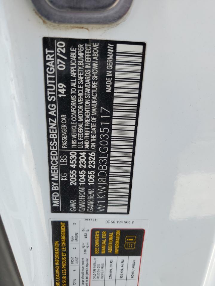 W1KWJ8DB3LG035117 2020 Mercedes-Benz C 300