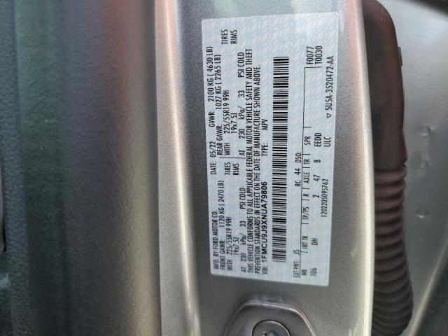 2022 FORD ESCAPE TIT - 1FMCU9J9XNUA79806