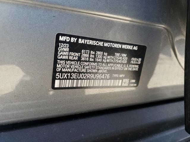 5UX13EU02R9U96476 BMW X5 SDRIVE 12