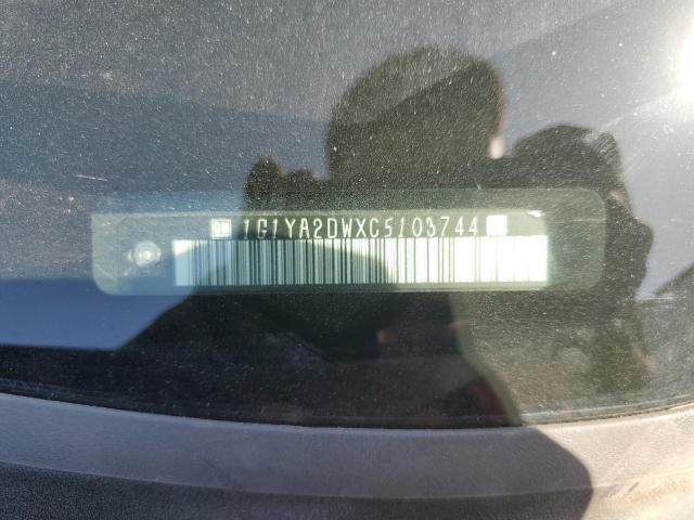 2012 Chevrolet Corvette VIN: 1G1YA2DWXC5103744 Lot: 55761414