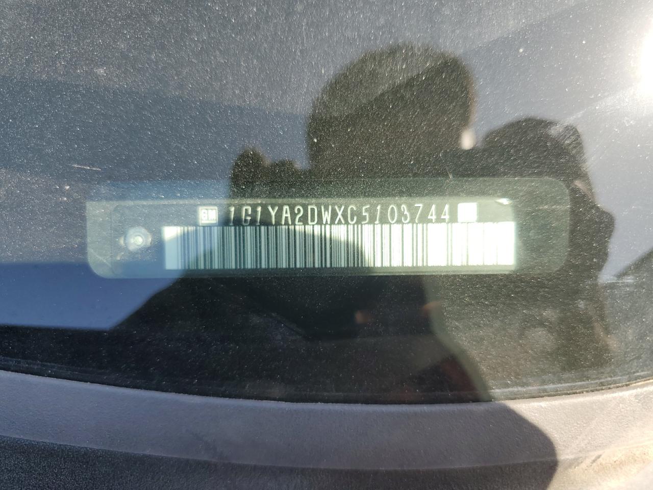 1G1YA2DWXC5103744 2012 Chevrolet Corvette