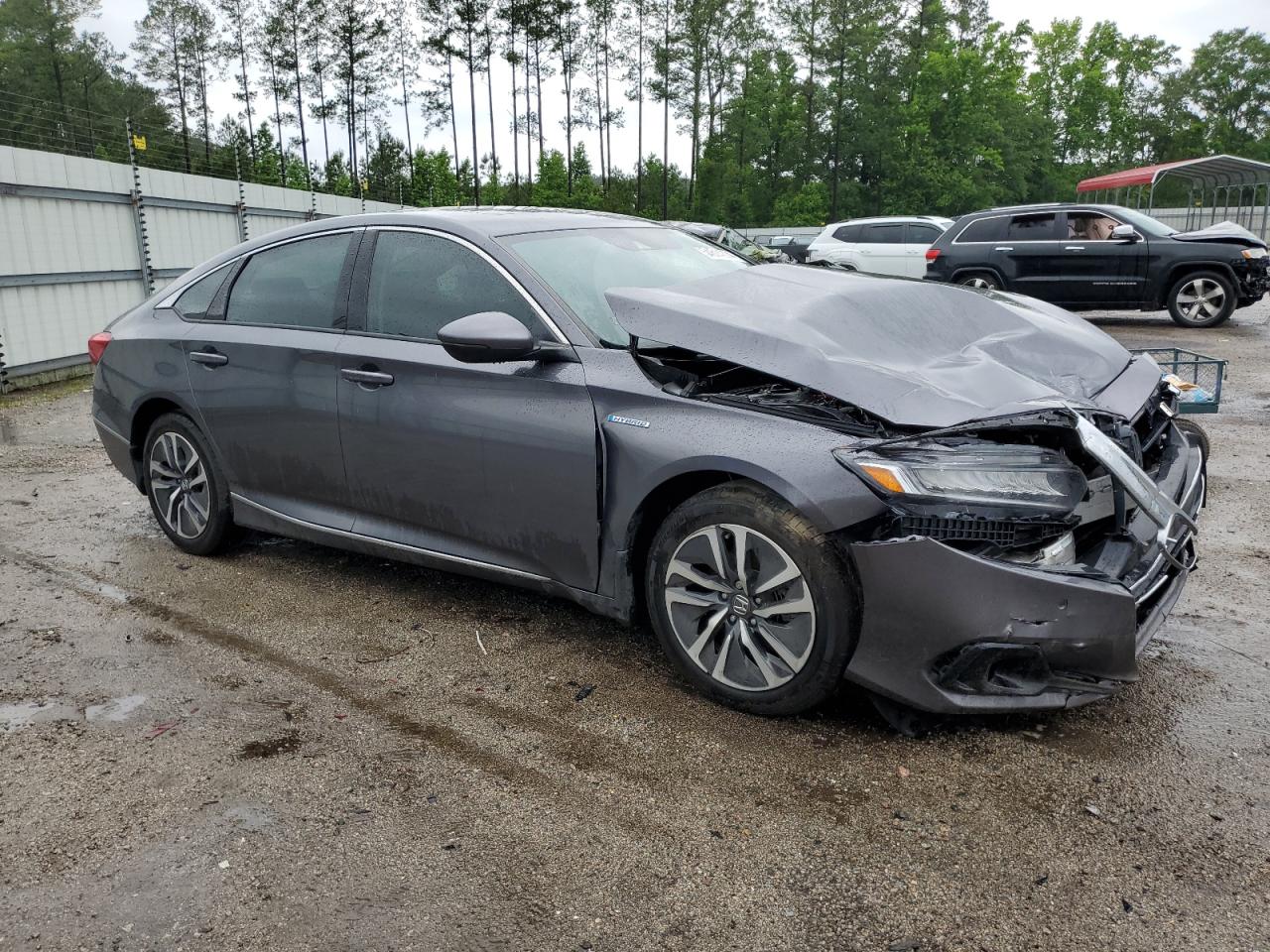 1HGCV3F57NA020073 2022 Honda Accord Hybrid Exl