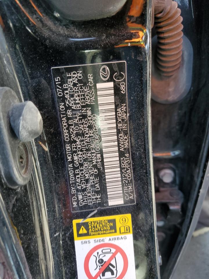 JTHBW1GG7G2102330 2016 Lexus Es 300H