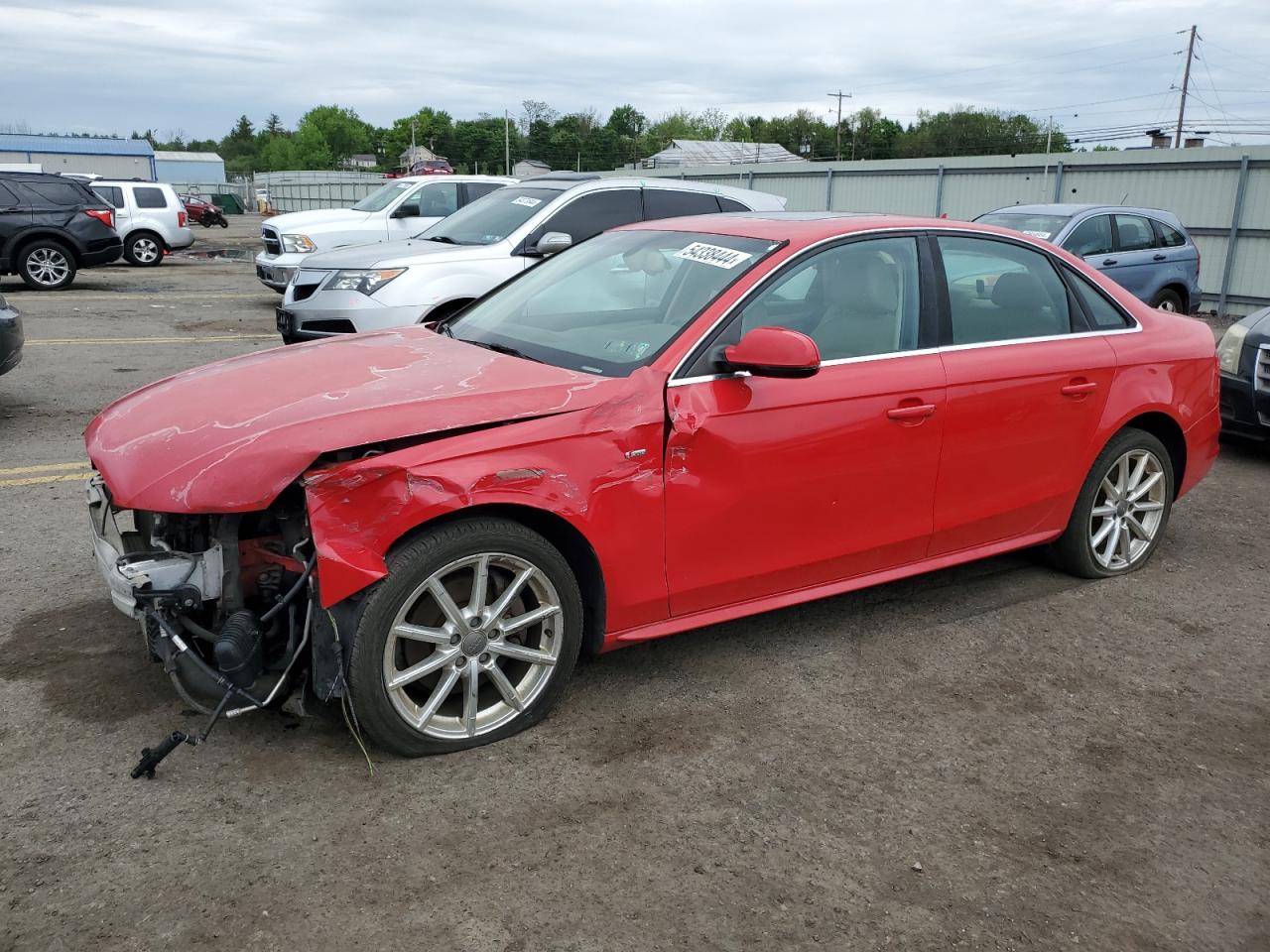 WAUFFAFL9EA075309 2014 Audi A4 Premium Plus