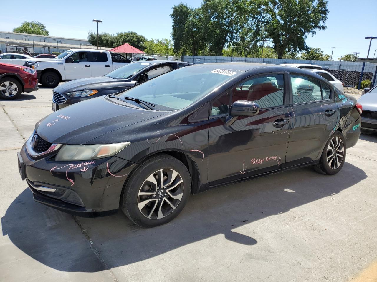 2HGFB2F83EH535423 2014 Honda Civic Ex