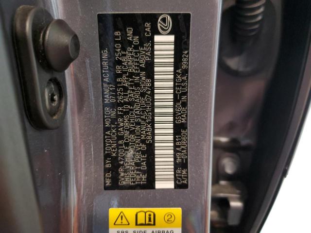 2017 Lexus Es 350 VIN: 58ABK1GG1HU074788 Lot: 54932904