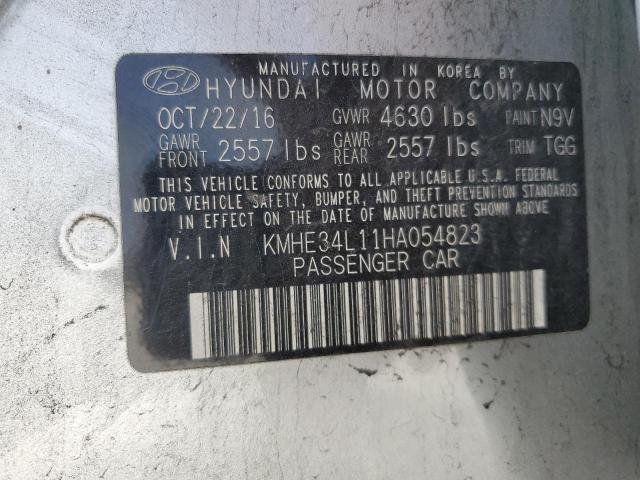 2017 Hyundai Sonata Hybrid VIN: KMHE34L11HA054823 Lot: 55493014