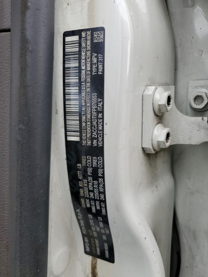 ZACCJADT0FPB70553 2015 Jeep Renegade Limited