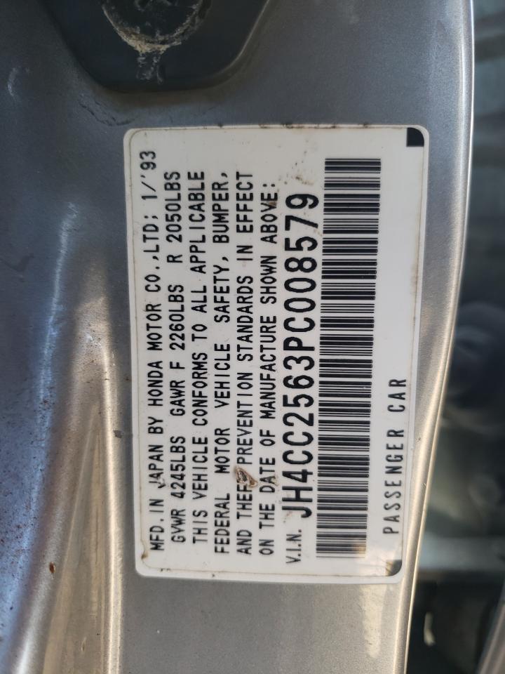 JH4CC2563PC008579 1993 Acura Vigor Gs