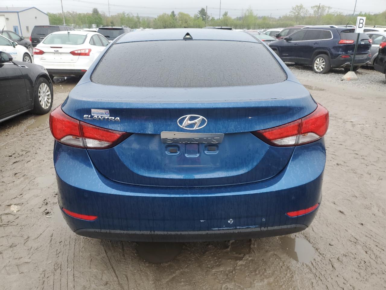 KMHDH4AEXEU133453 2014 Hyundai Elantra Se