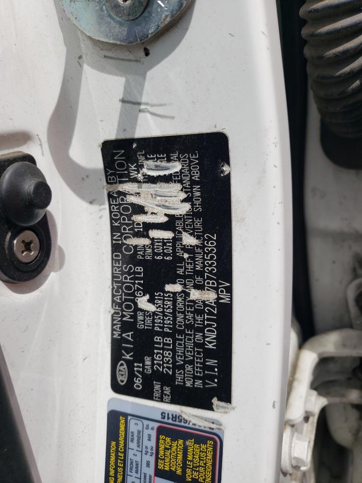 KNDJT2A17B7335362 2011 Kia Soul