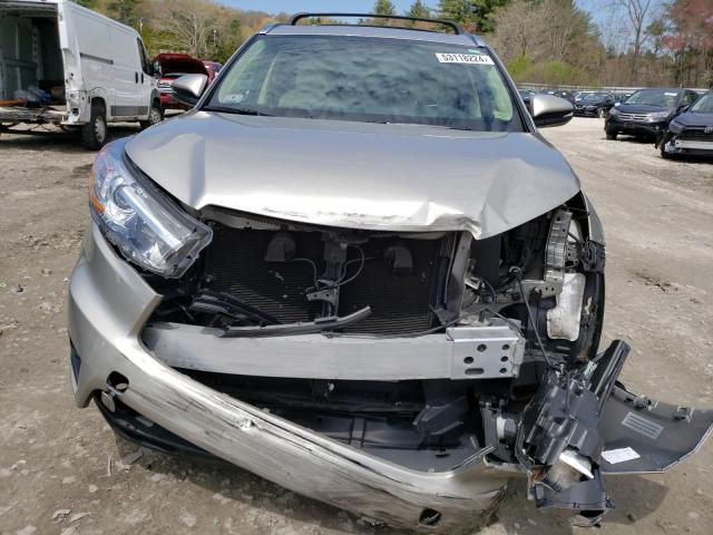 VIN 5TDJKRFHXFS166628 2015 Toyota Highlander, Xle no.5